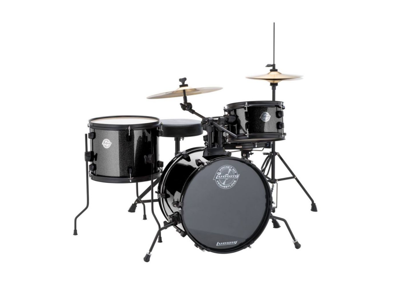 Bobni Ludwig Pocket Kit Black Sparkle set16