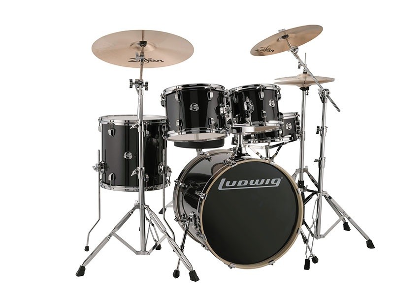 Bobni Ludwig Evolution 5 PC Black Sparkle set20