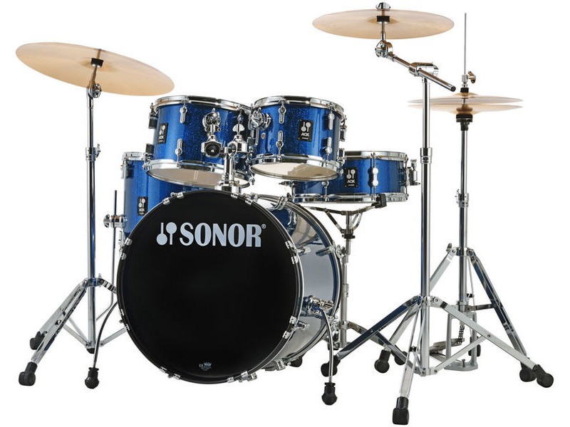 Komplet/Set akustičnih bobnov Sonor AQX Studio Set BOS, 17355 Blue Ocean Sparkle