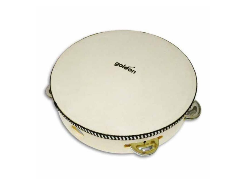 Tamburin 25 cm 8 parov zvončkov Goldon 35300
