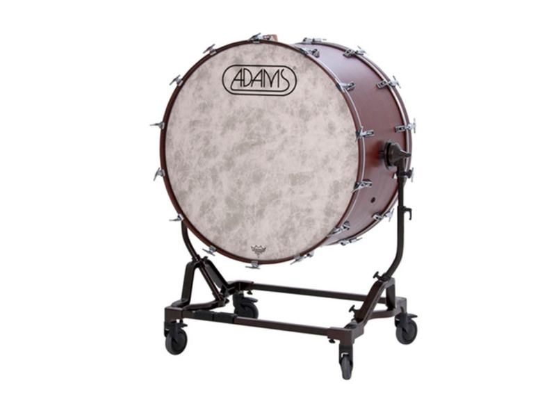 Velik koncertni bas boben Adams 2BDIIV3622, 36” x 22” with Tilting stand and cymba