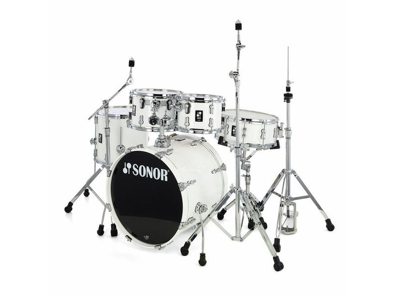 Komplet/Set akustičnih bobnov Sonor AQ1 Studio Set PW 17341 Piano White