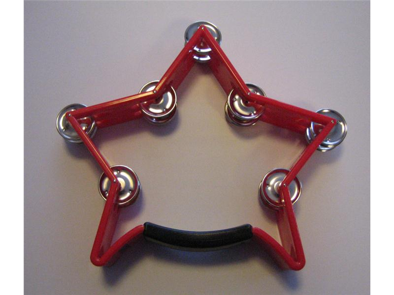 Tamburin Sonor GTS zvezda rdeči