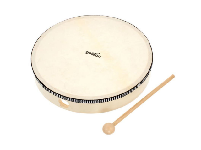 Ročni Boben 15 Cm Naravna Opna Goldon 35235