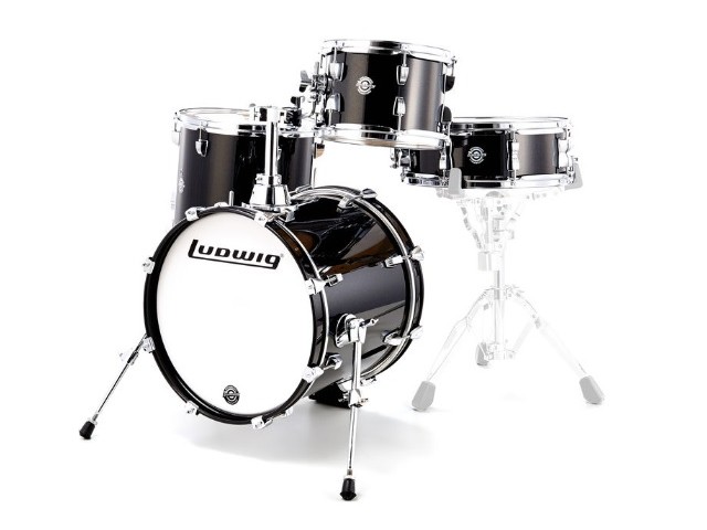 Komplet/Set akustičnih bobnov Ludwig Breakbeats Black Sparkle 