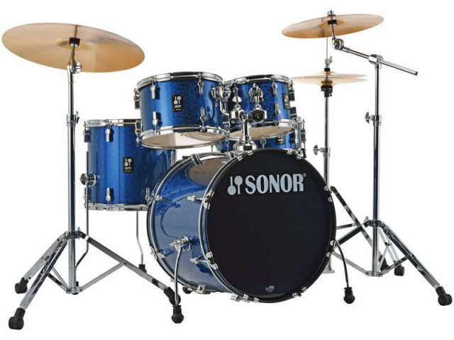 Komplet/Set akustičnih bobnov Sonor AQX Studio Set BOS, 17355 Blue Ocean Sparkle
