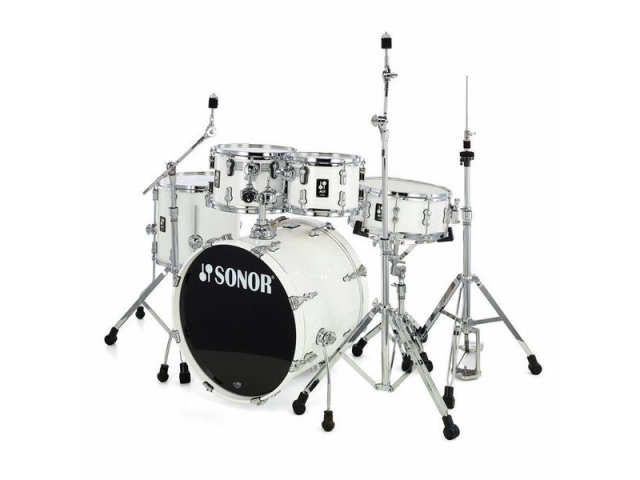 Komplet/Set akustičnih bobnov Sonor AQ1 Studio Set PW 17341 Piano White