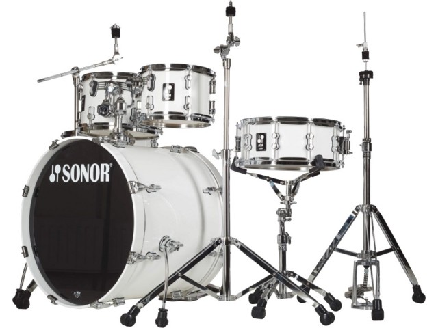 Komplet/Set akustičnih bobnov Sonor AQ1 Studio Set PW 17341 Piano White