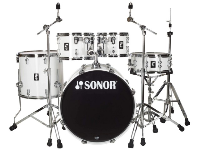 Komplet/Set akustičnih bobnov Sonor AQ1 Studio Set PW 17341 Piano White