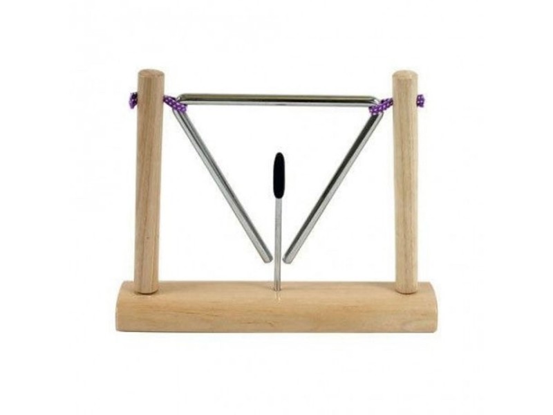 Triangel Fuzeau na lesenem podstavku 15 cm