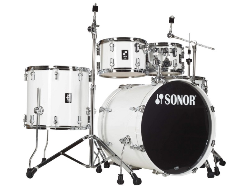 Komplet/Set akustičnih bobnov Sonor AQ1 Studio Set PW 17341 Piano White