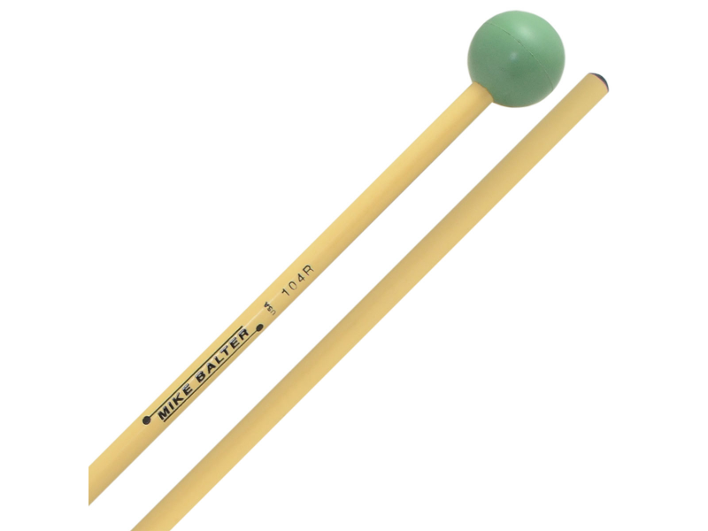 Palice za ksilofon Mike Balter Grandioso 104R Rubber Medium Rattan B104R