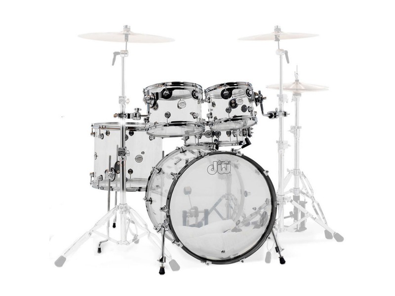 Bobni DW Design Acrylic Clear set22