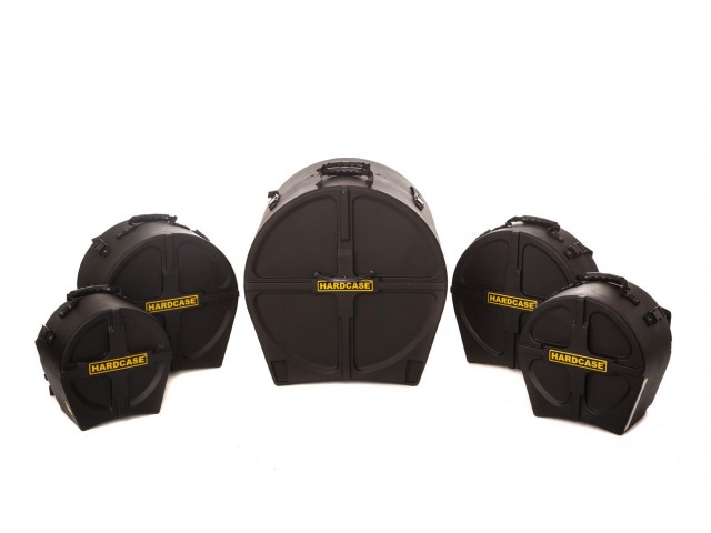 Kovčki za bobne Hardcase Set Fusion2 10,12,14,14, 20 HFUSION(2) Black standard